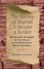 Cover of 'The Having of Negroes Is Become a Burden' by Michael J. Crawford 