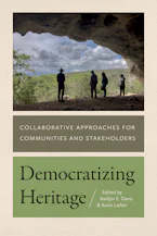 Cover of 'Democratizing Heritage' by Kaitlyn E. Davis and Karin Larkin 
