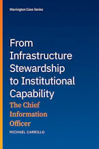 Cover of 'From Infrastructure Stewardship to Institutional Capability' by Michael Carrillo 
